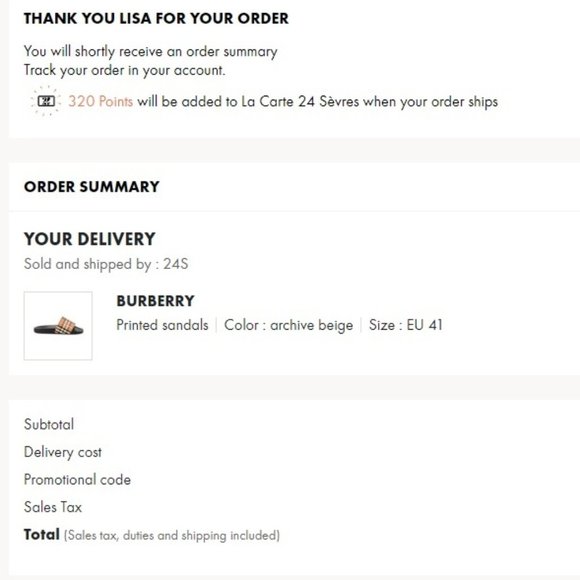 $398 *NEW* (9) Burberry Printed Sandals/Slides - Picture 3 of 16